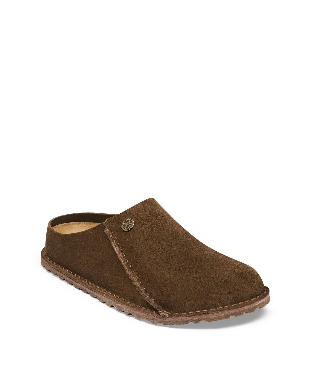 Birkenstock Brown Zermatt Suede Leather Mule