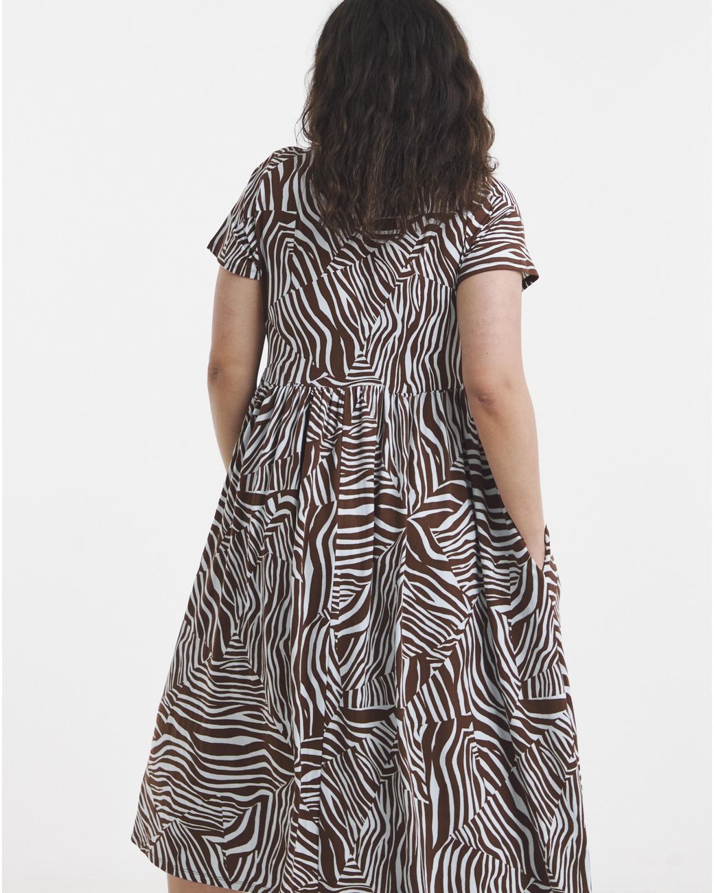 Simply Be Multicolor Jersey Midi Dress With Pockets