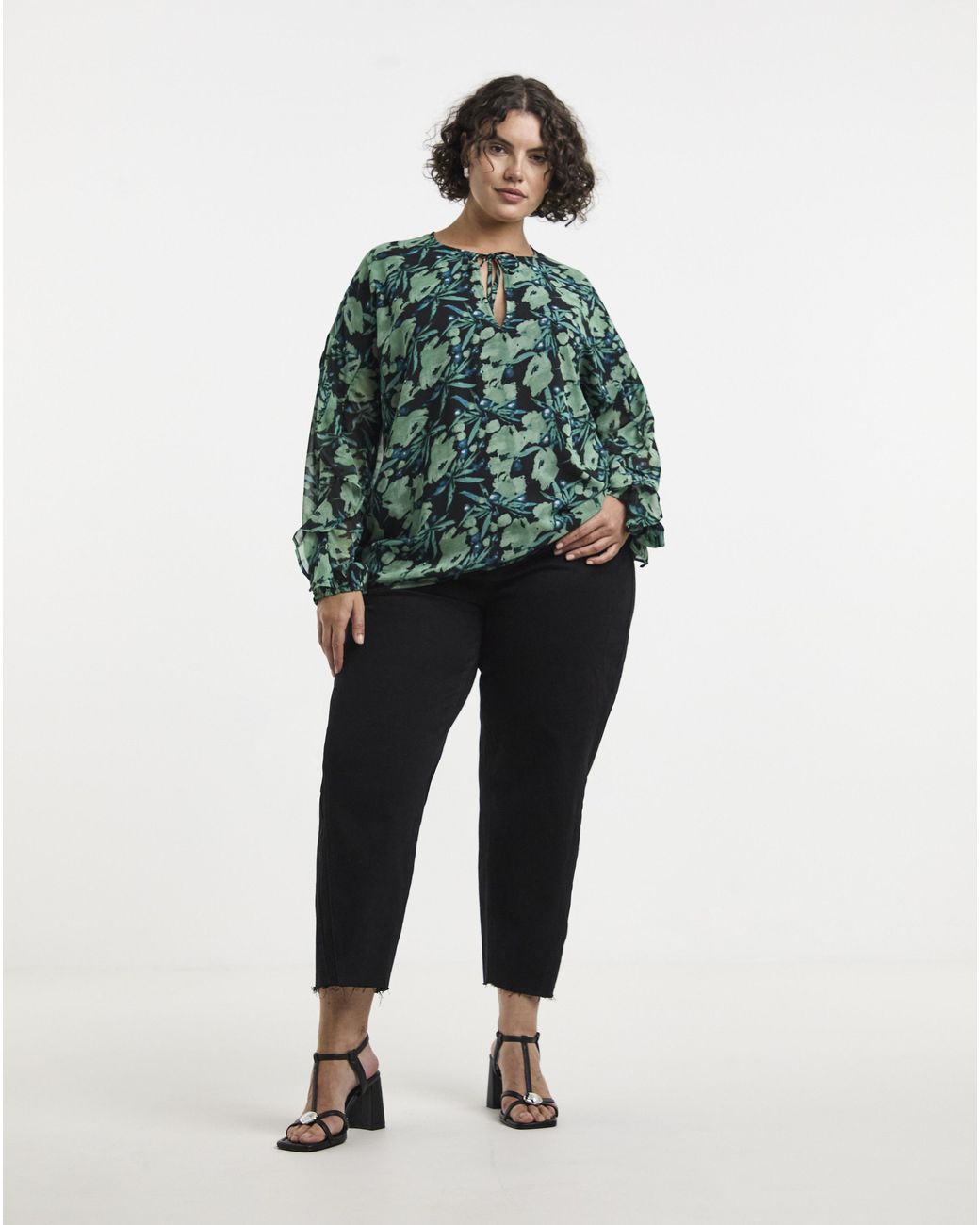 Religion Green Caillisto Top