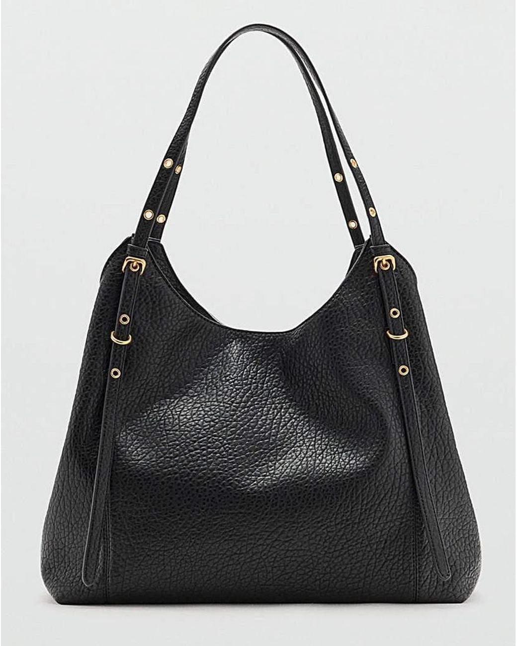 Mango Black Large Handbag