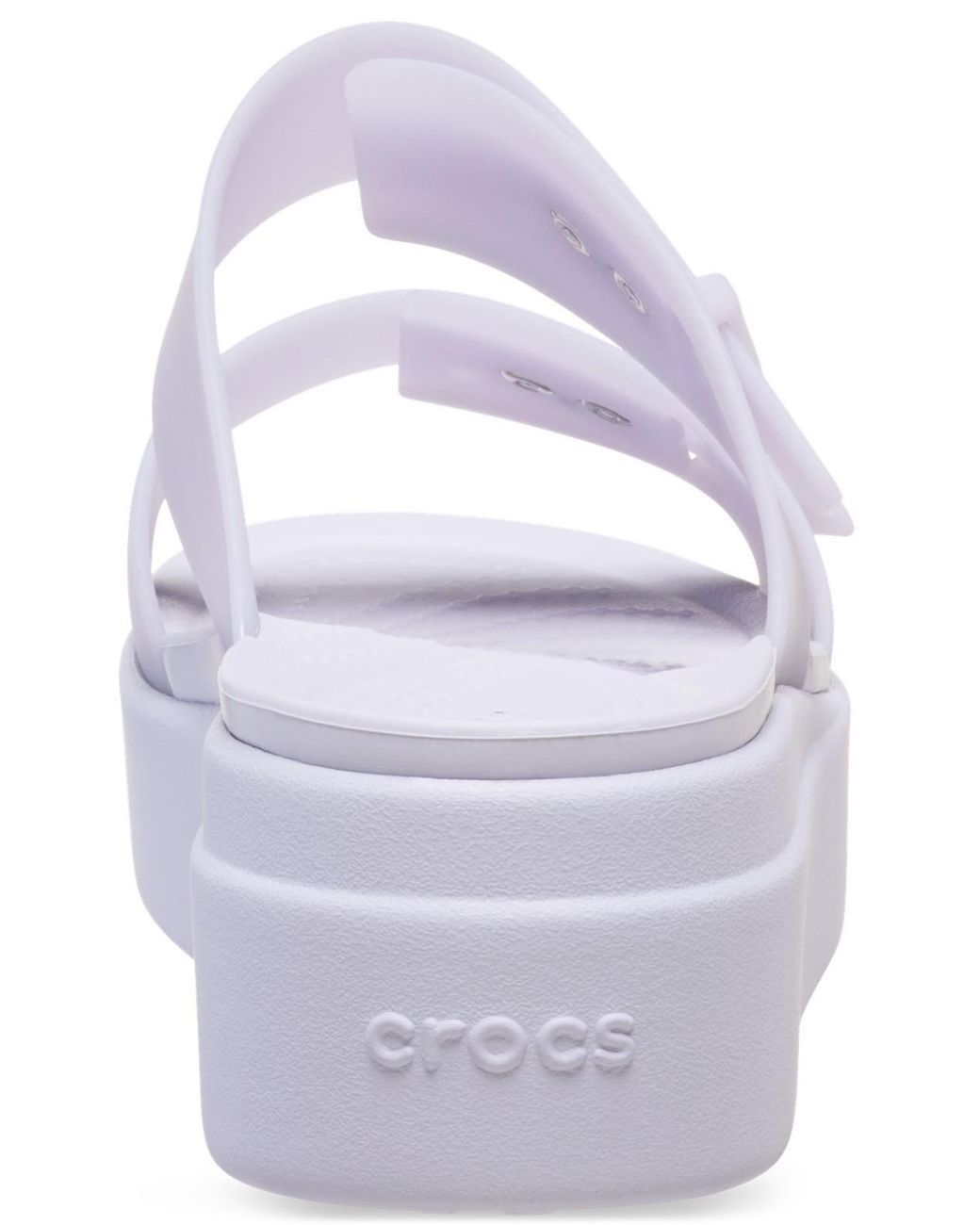 CROCSTM Blue Brooklyn Buckle Low Wedge