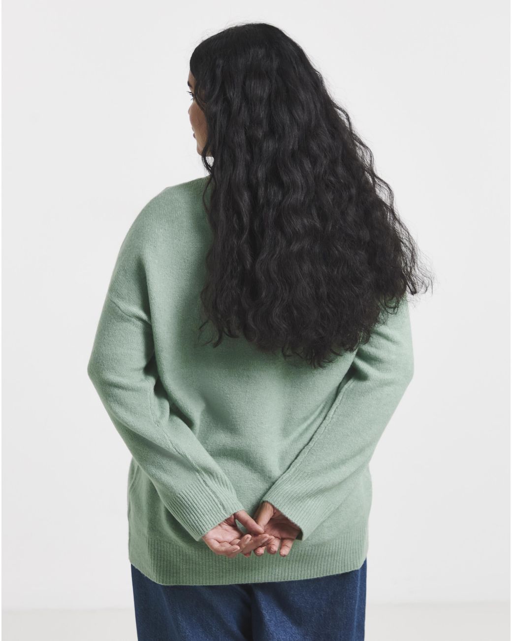 Simply Be Green Boyfriend Cardigan