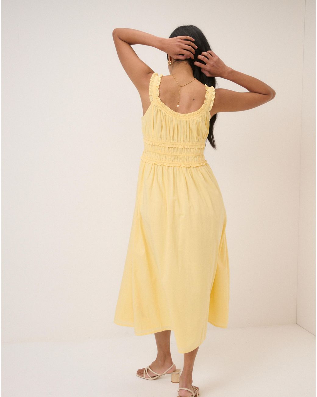 Nobody's Child Natural Nc Ariel Midi Dress