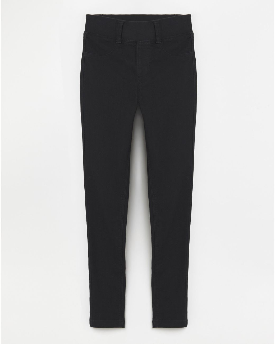 Simply Be White Skinny Pull On Jeggings