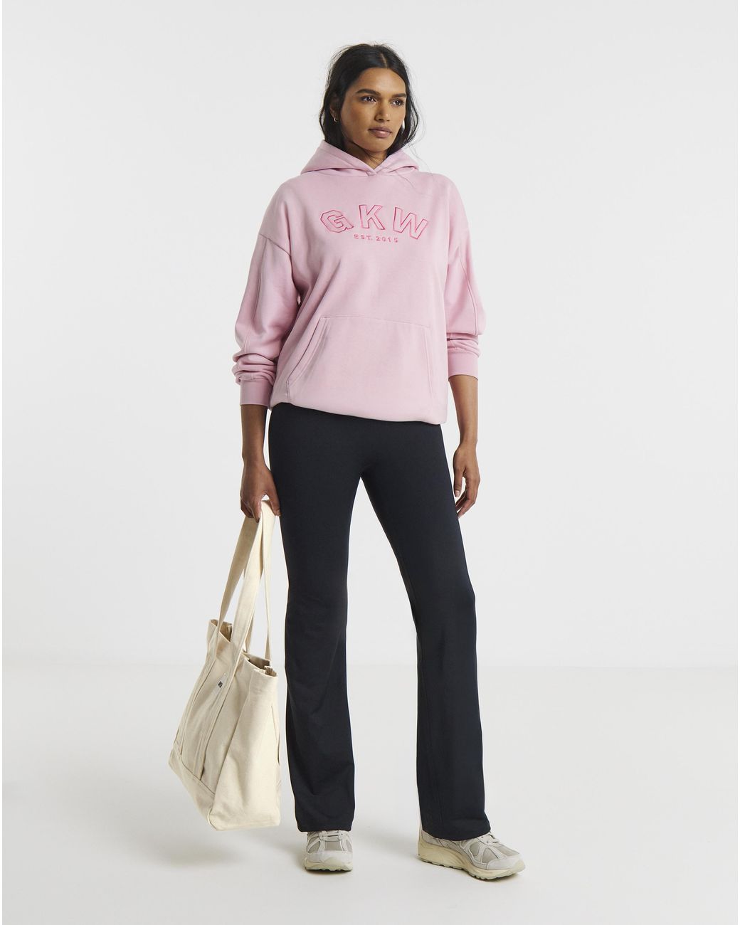 Gym King Pink Relaxed Fit Hoodie