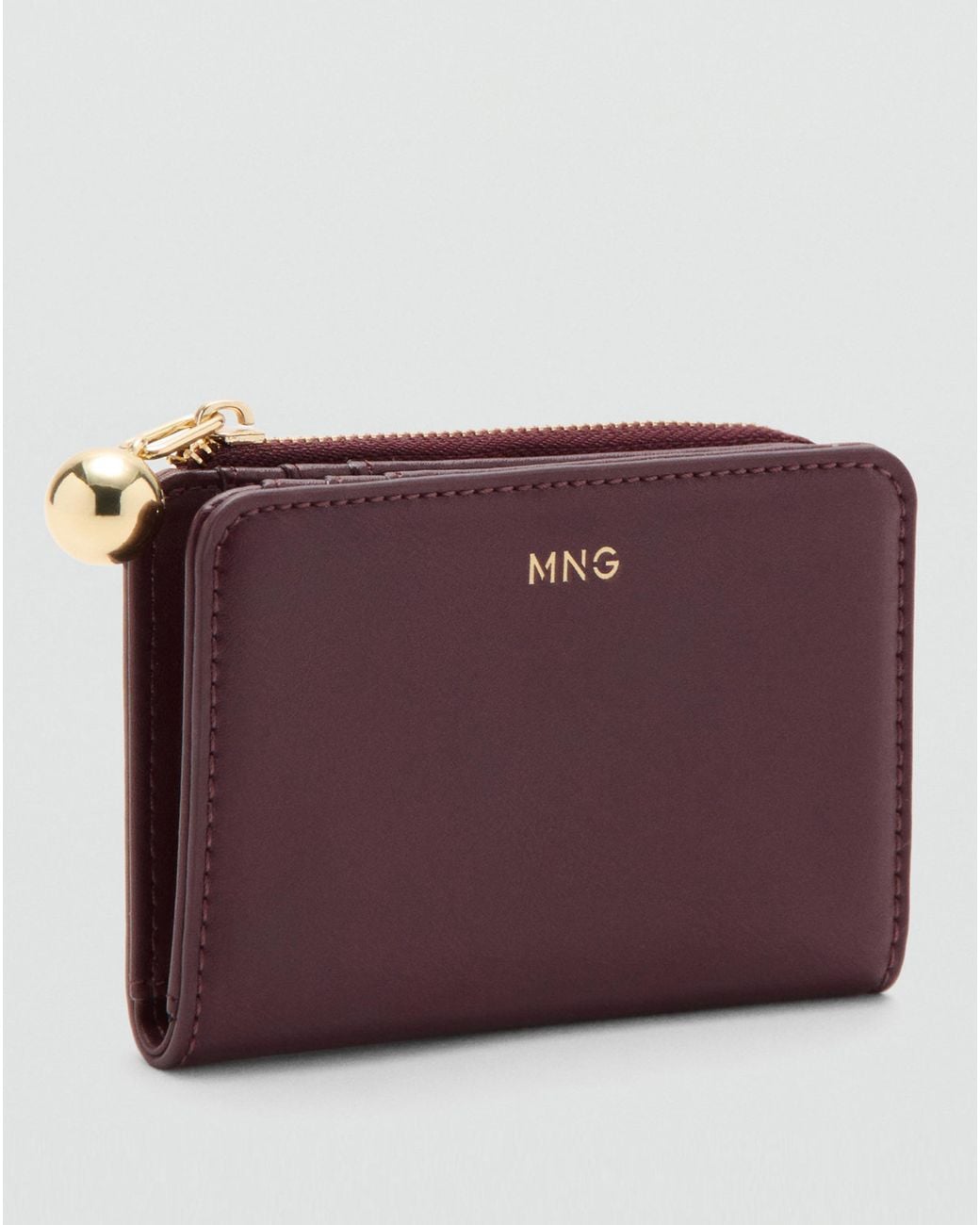 Mango Purple Mini-Bead Small Purse