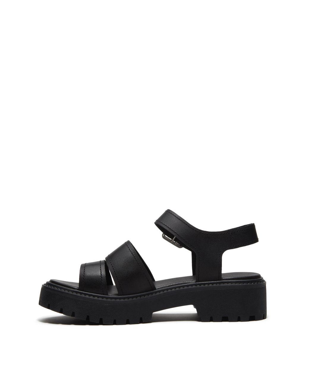 Timberland Black Stone Street Grain Sandals