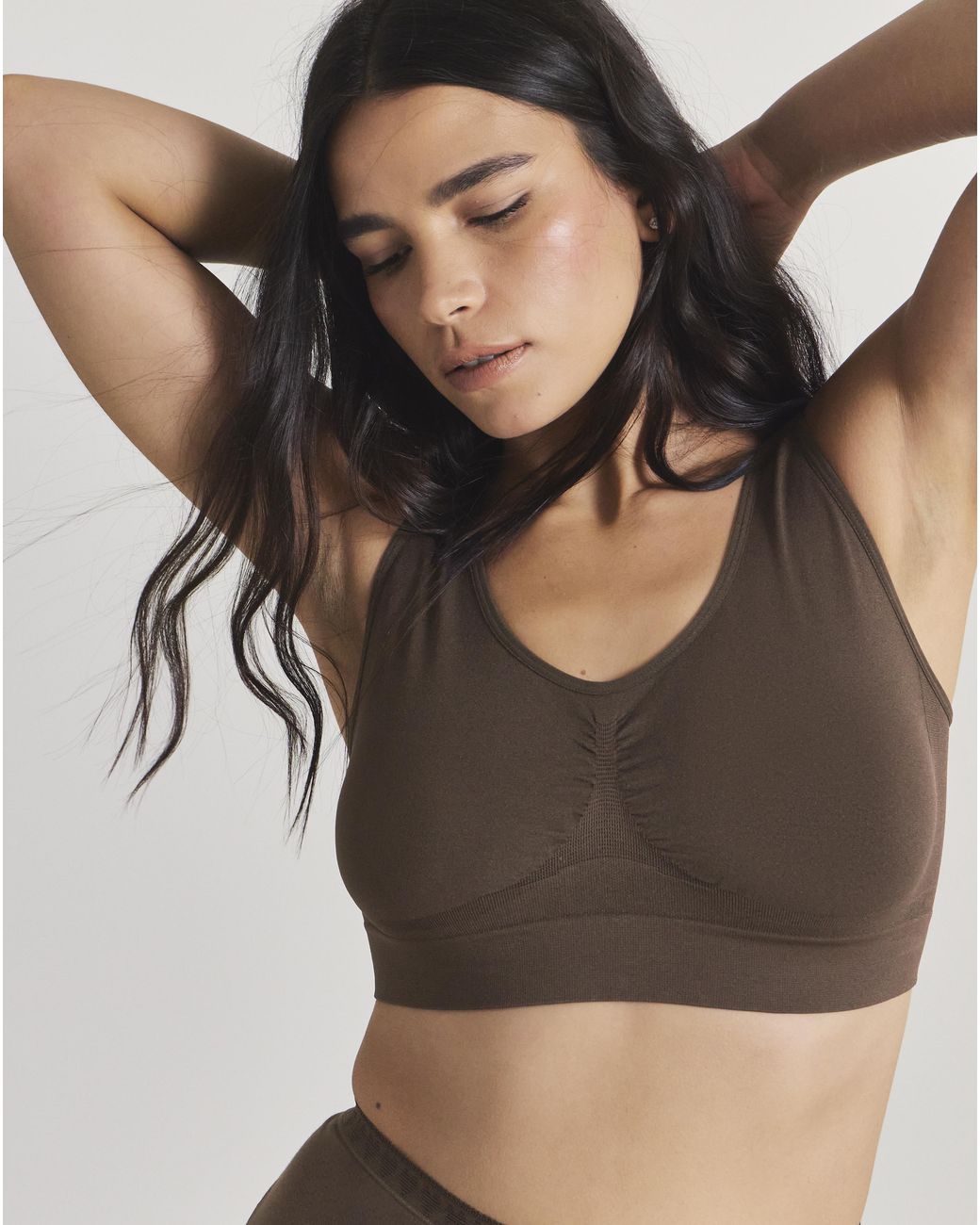 Pretty Secrets Brown 3 Pack Comfort Tops
