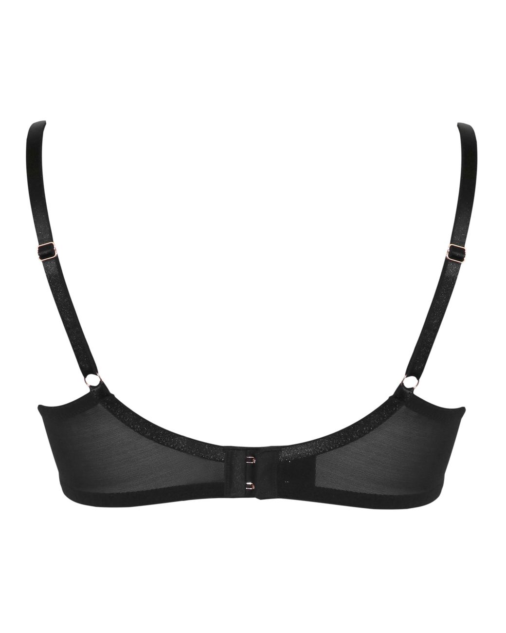 Pour Moi Red Roxanne Full Cup Bra Blk