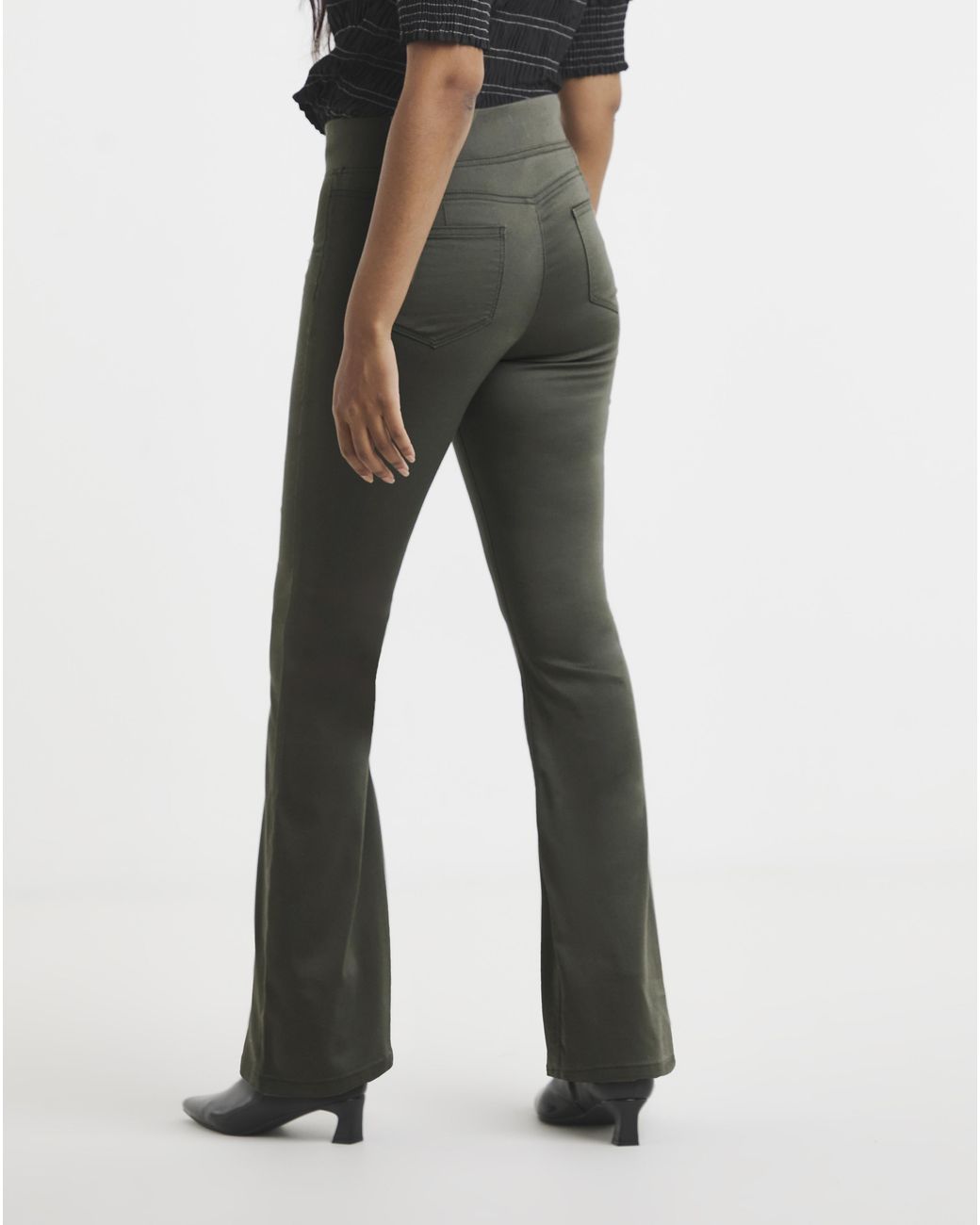 Simply Be Green Flare Weekender Jeggings