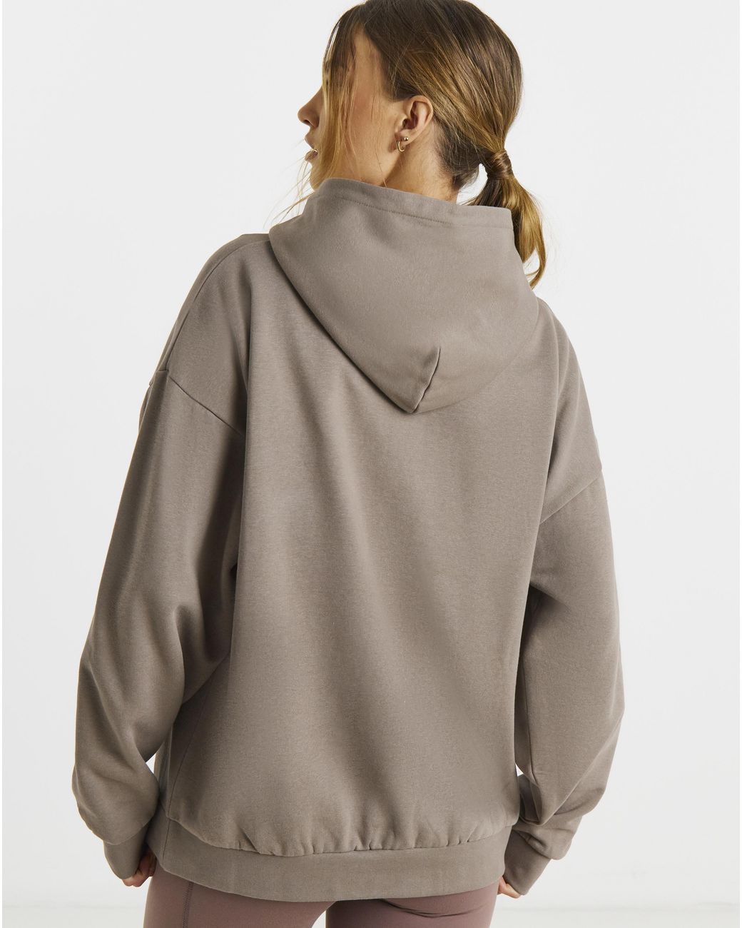 Gym King Brown Oversized Hoodie