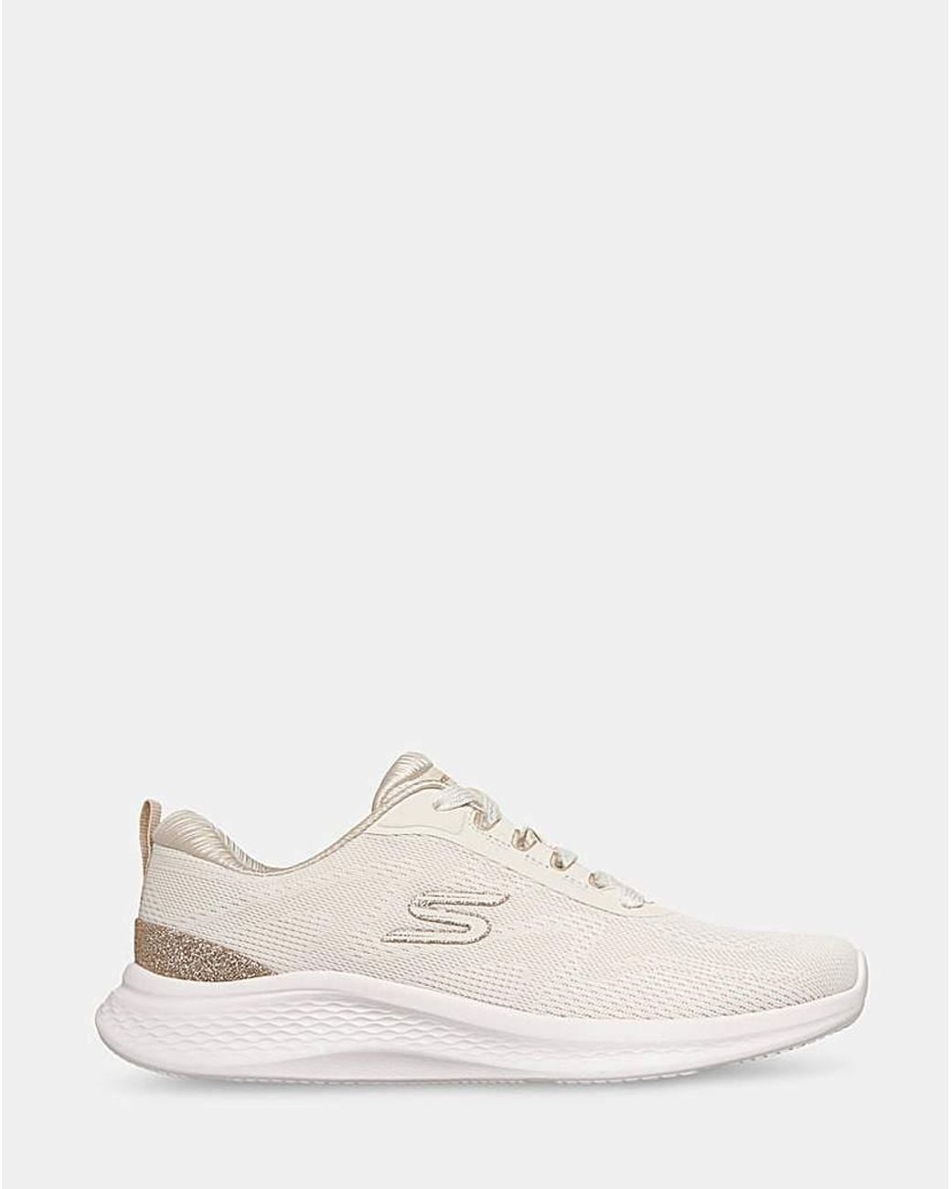 Skechers White Skech-Lite Pro 2.0 Trainers