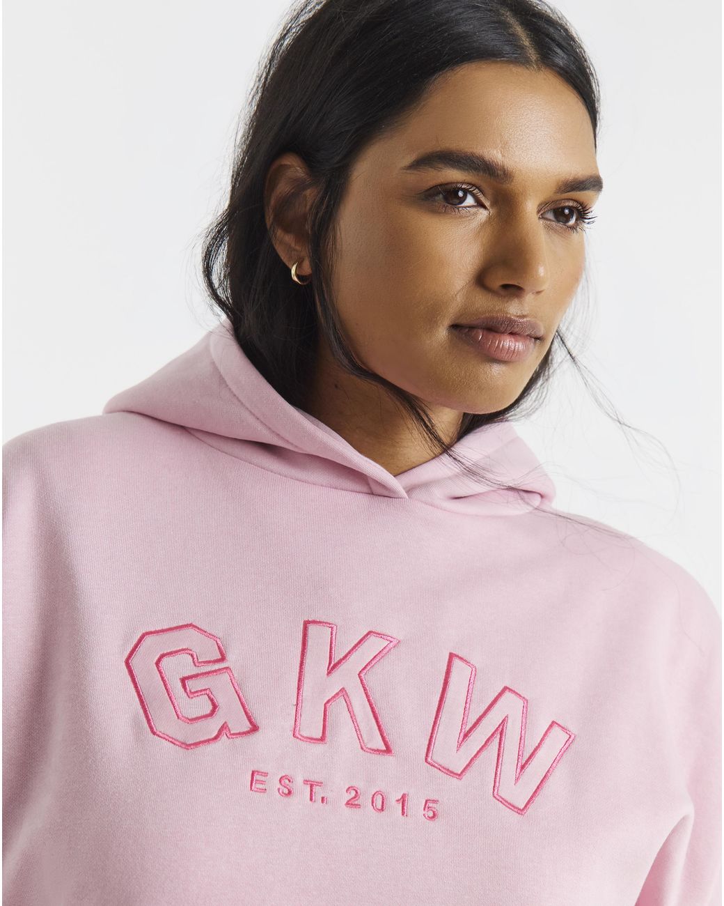 Gym King Pink Relaxed Fit Hoodie