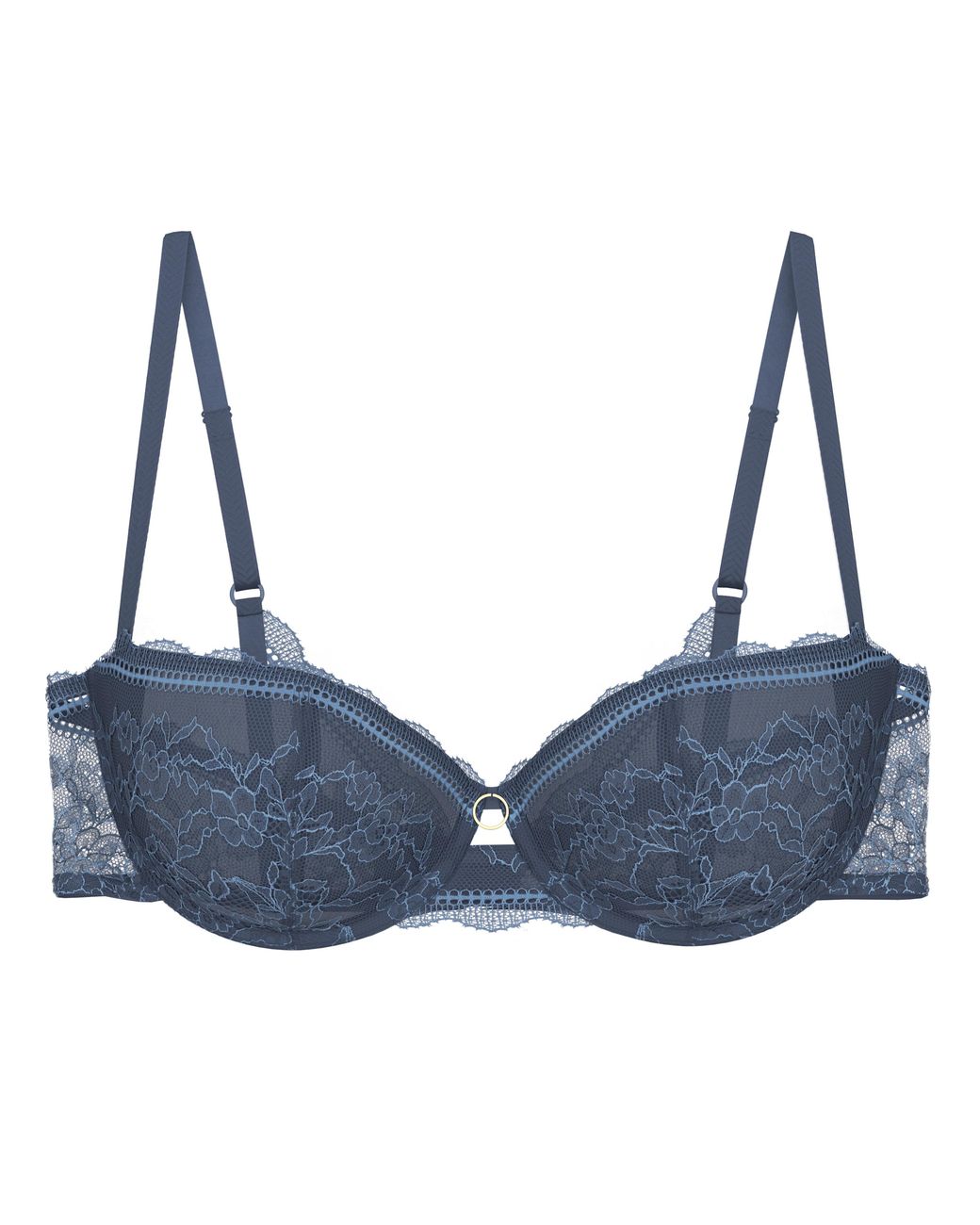 Triumph Blue Comfort Allure Balcony Bra