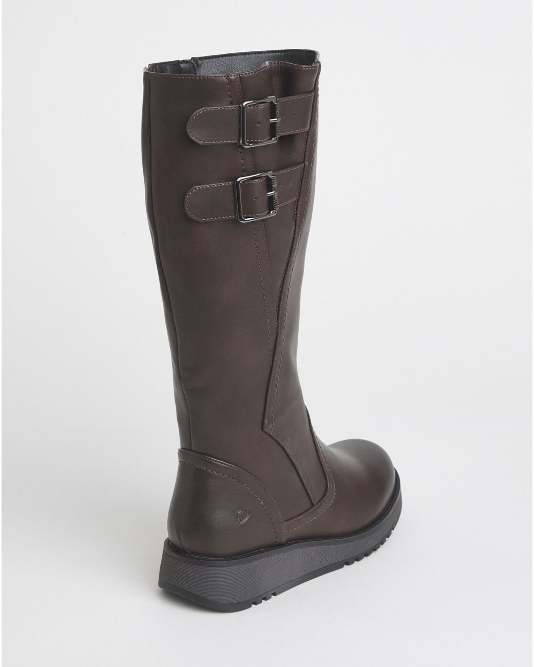 Heavenly Feet Blue Bernice Boots Cc Wide Fit