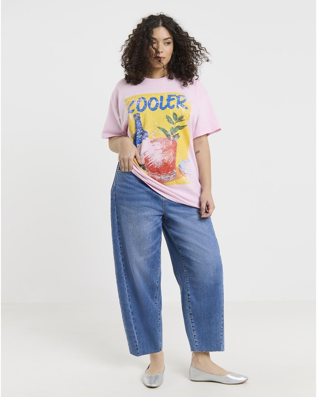 Simply Be Pink Cooler T-Shirt