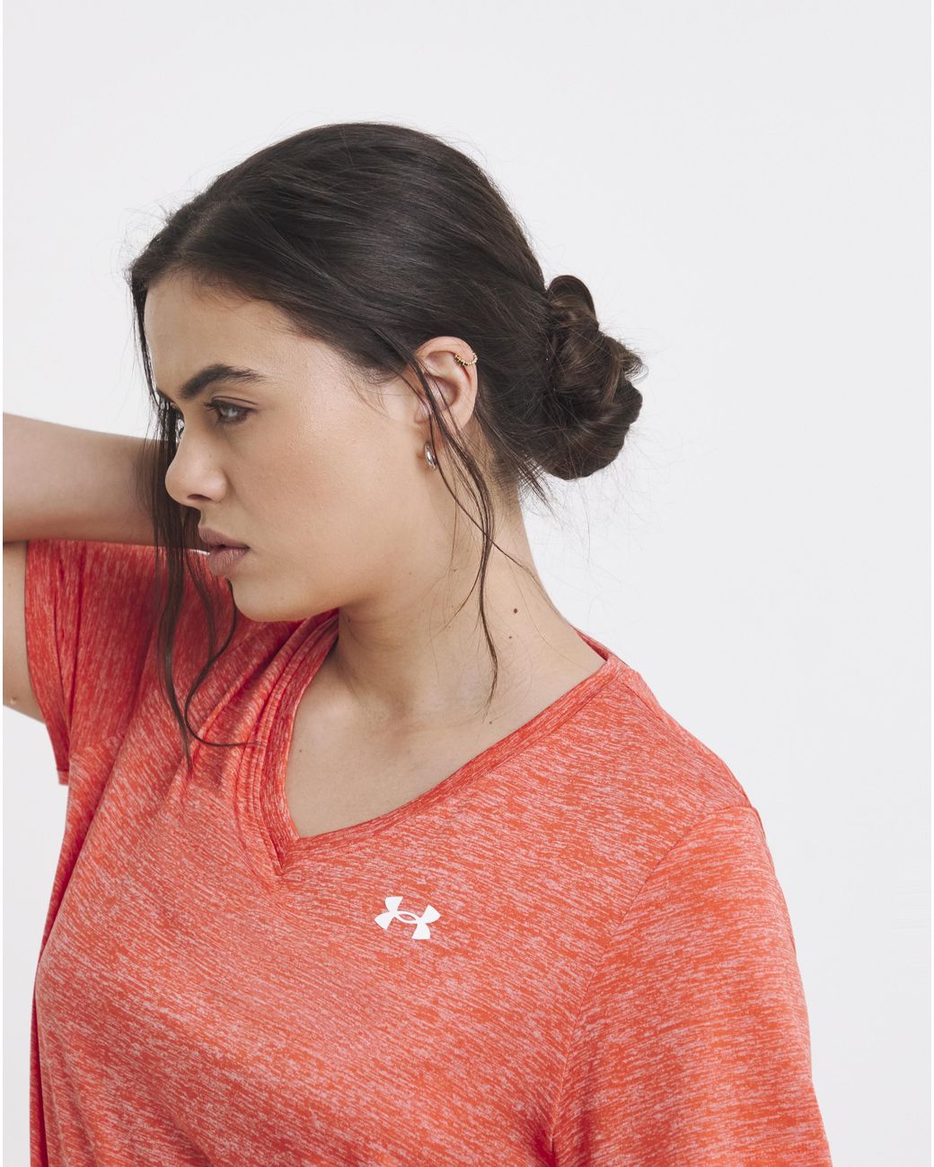 Under Armour Red Tech Ss Twist Top
