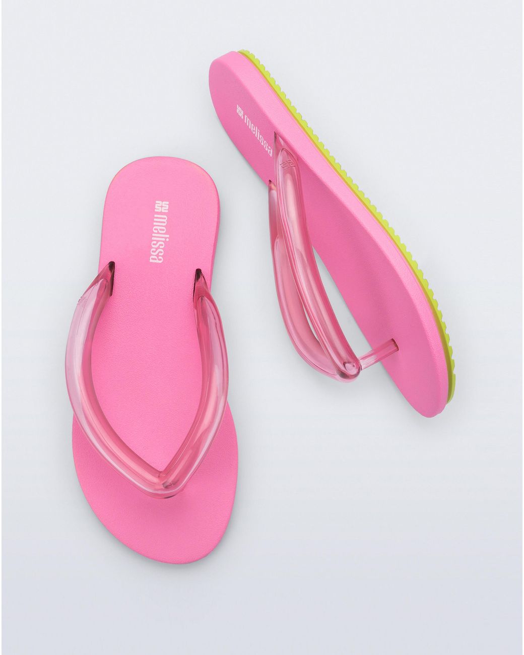 Melissa Pink Melissa Flip Flow Jelly Toe Post Sandals