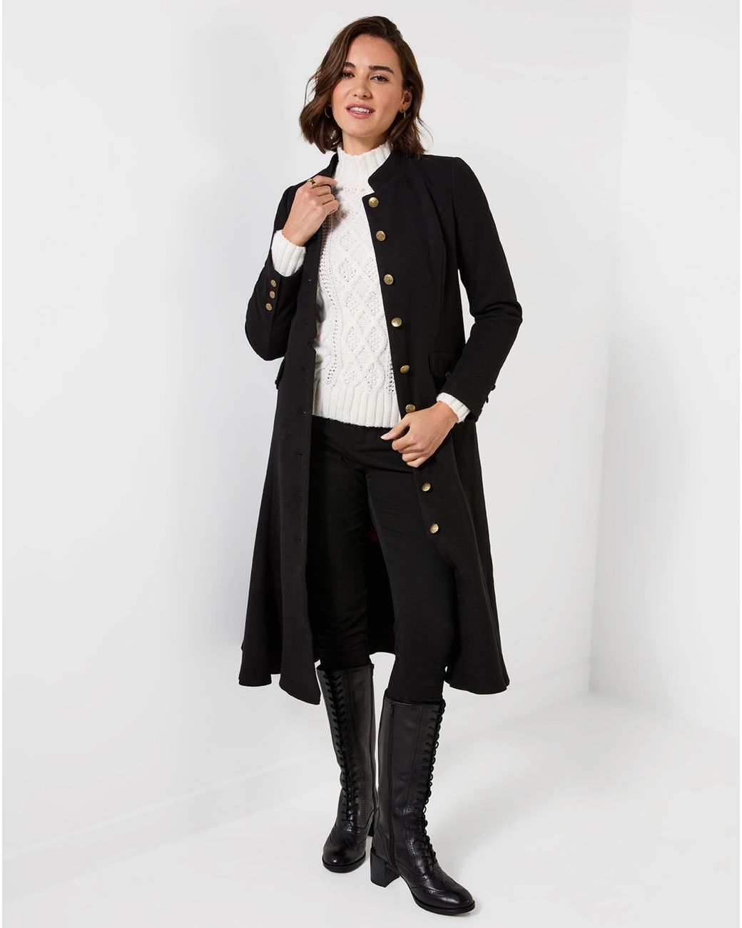 Joe Browns Black Ayda Long Coat