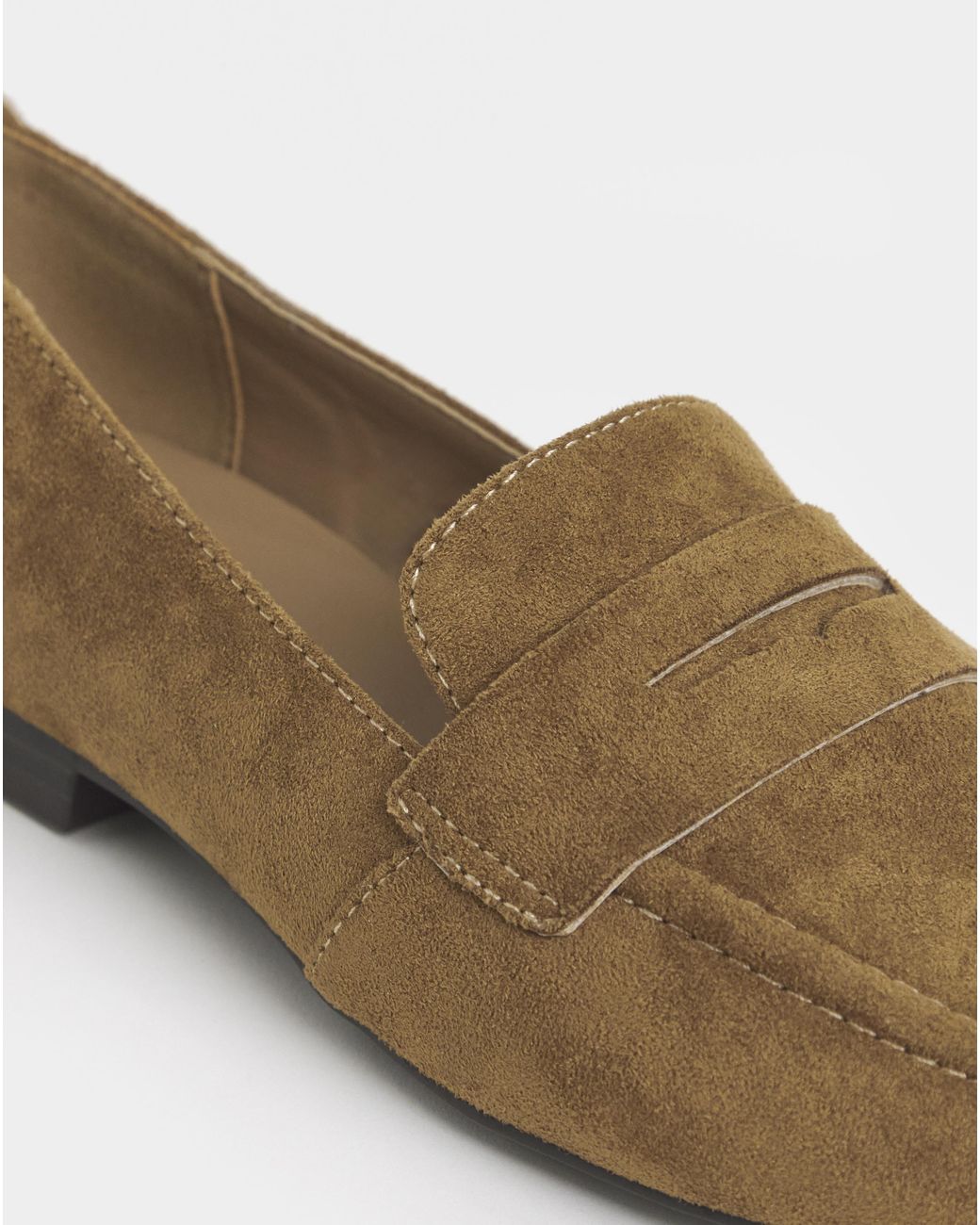 Heavenly Soles White Soft Square Toe Loafer Wide