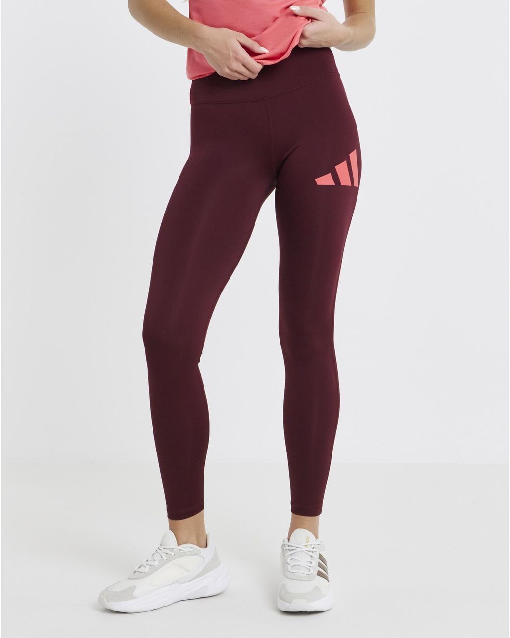 Adidas Red Essentials Big Logo Legging