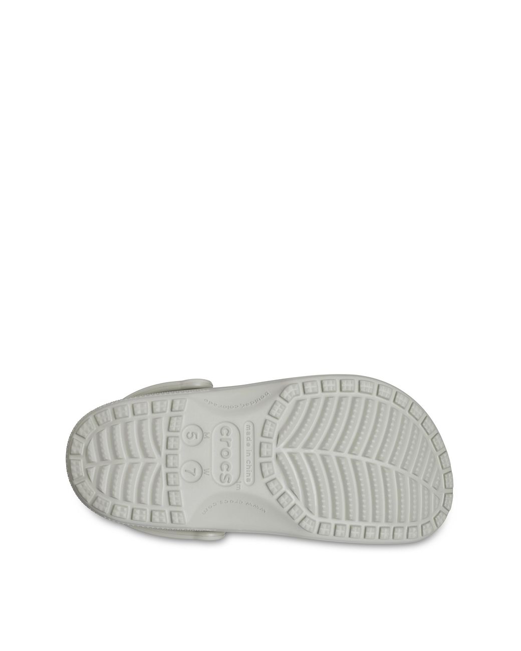 CROCSTM Gray Classic Clog Standard Fit