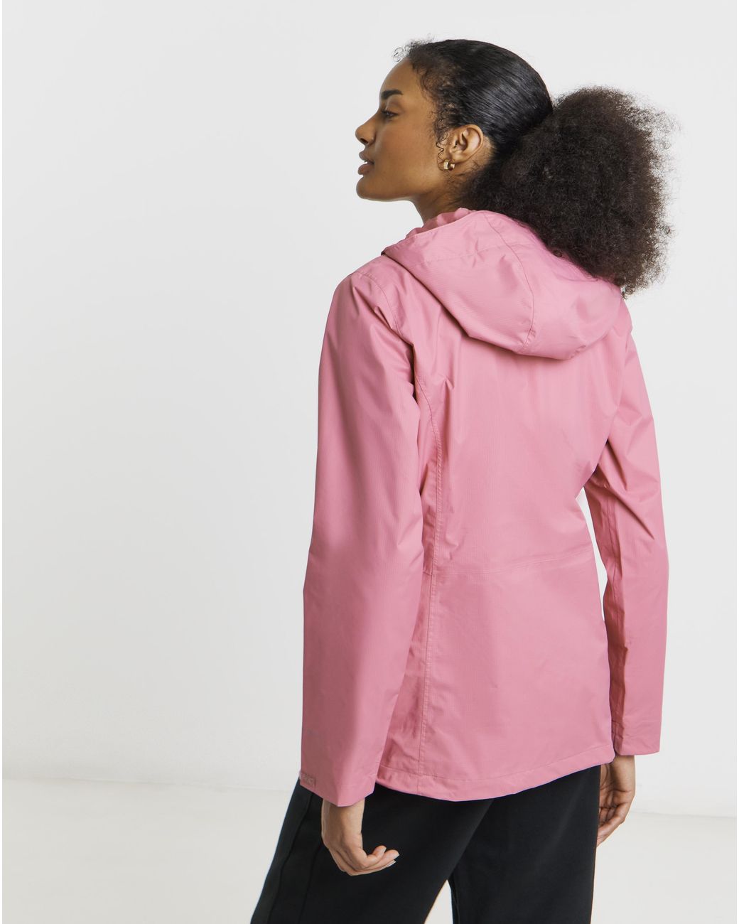 Columbia Pink Columbia Pouring Adventure Rain Jacket