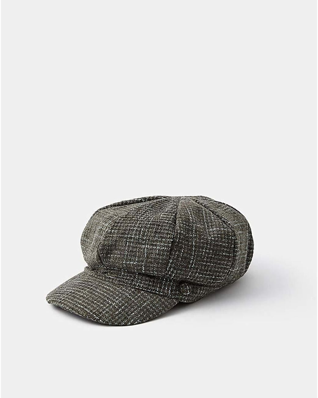 Accessorize Gray City Baker Boy Hat