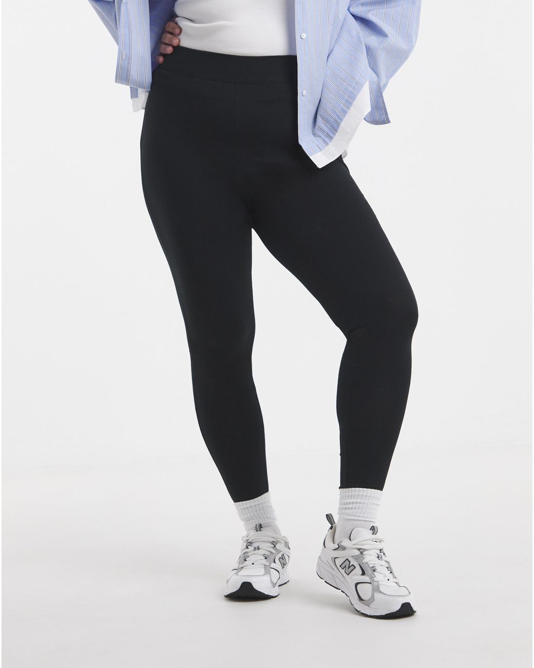 Simply Be Blue 2 Pack Cotton Rich Leggings