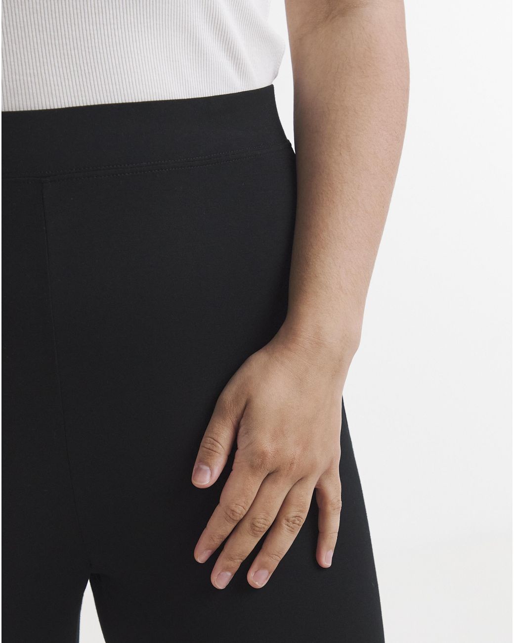 Simply Be White 2 Pack Jersey Full Length Legging