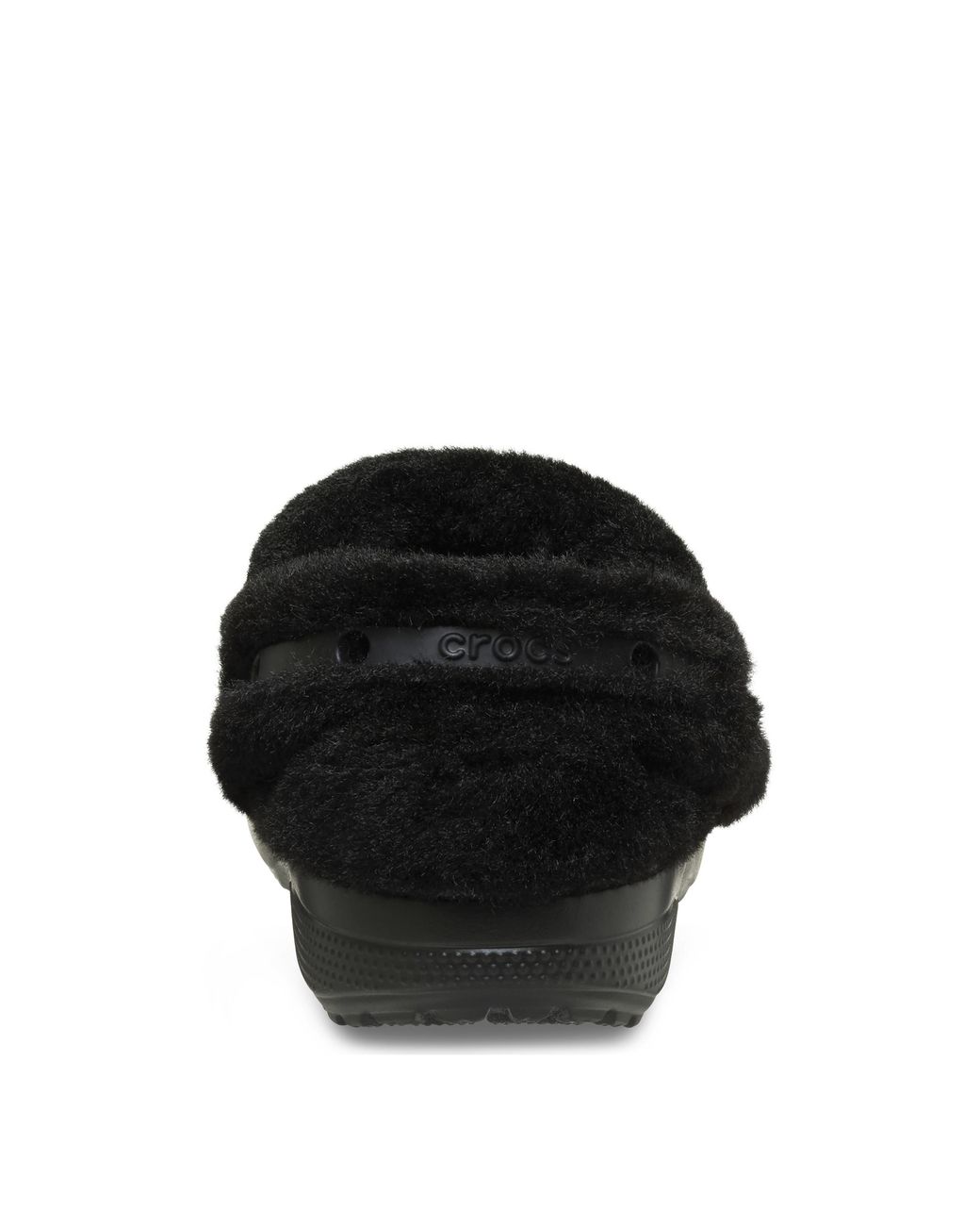 CROCSTM Black Unfurgtble Vegan Suede Clog