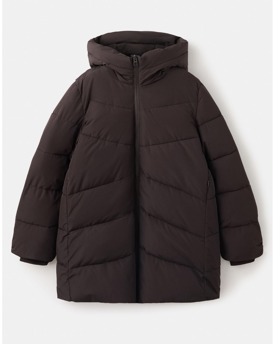 Mango Blue Puffer Coat Tokyo