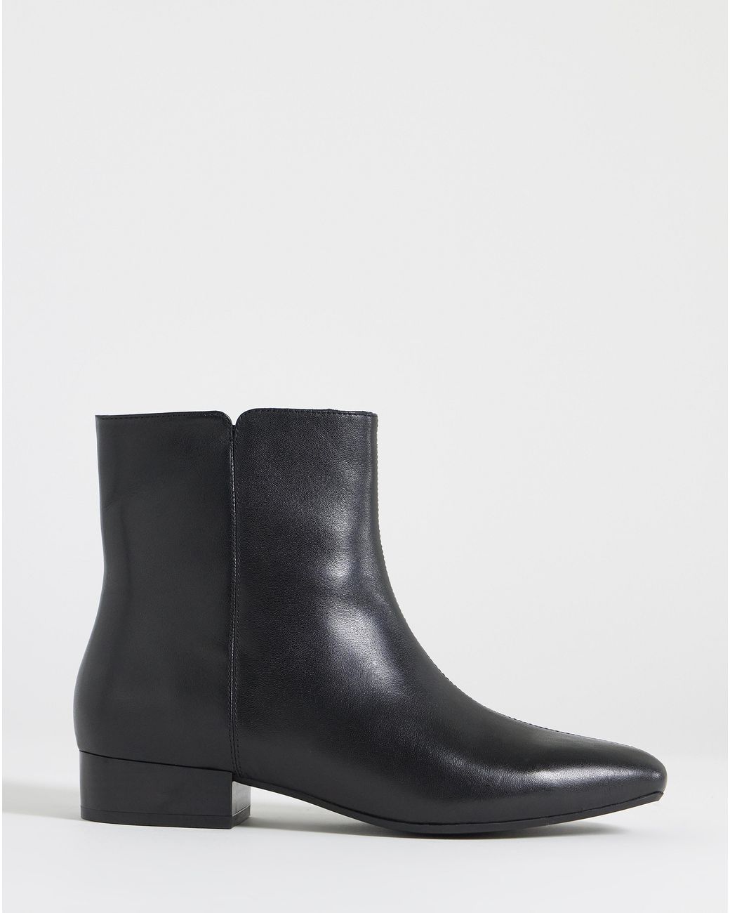 JD Williams Gray Leather Ankle Boots Eee Fit