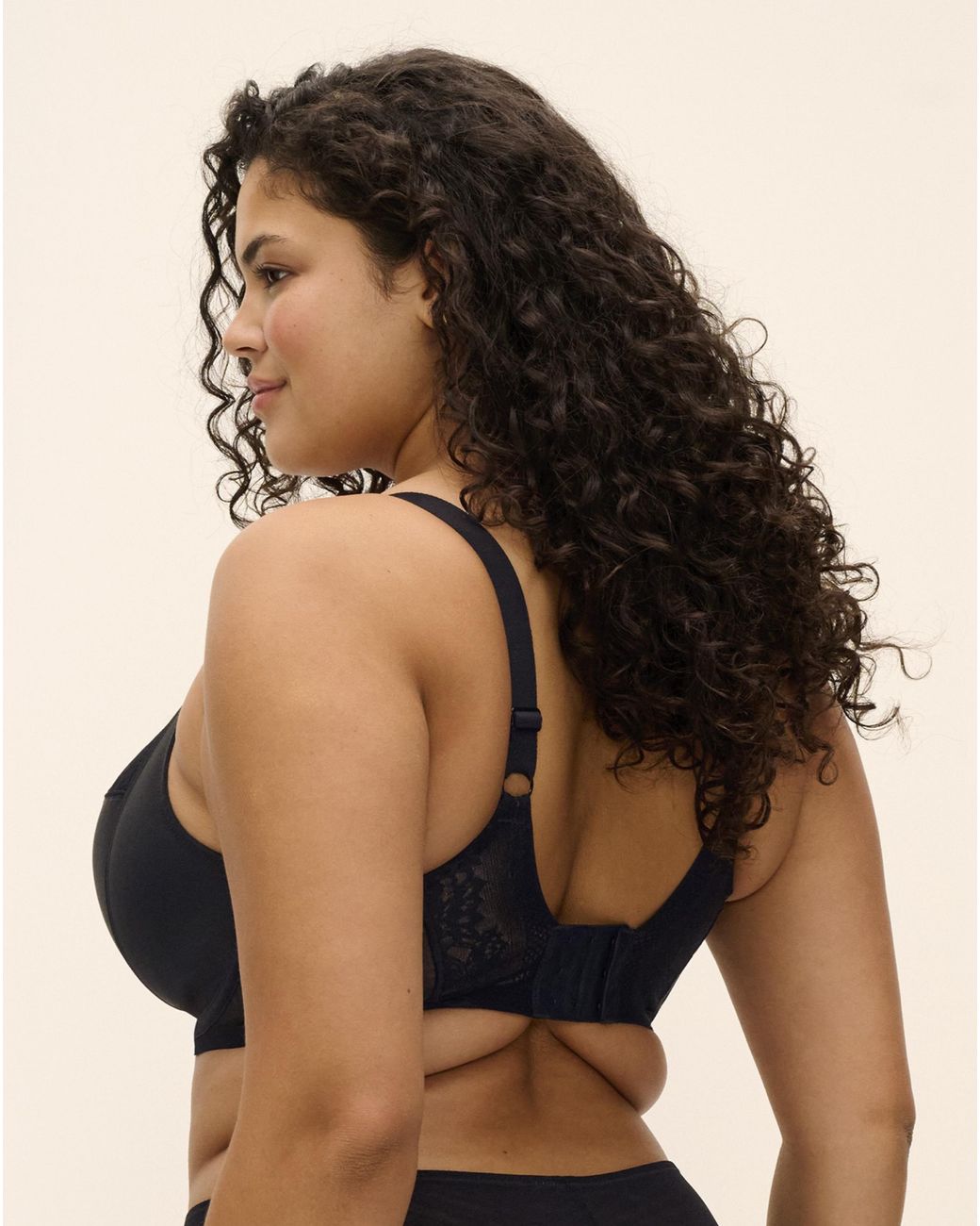 Elomi Black Nerina Plunge Wired Bra