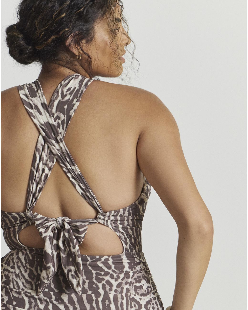 Figleaves Brown Kalahari Swimdress