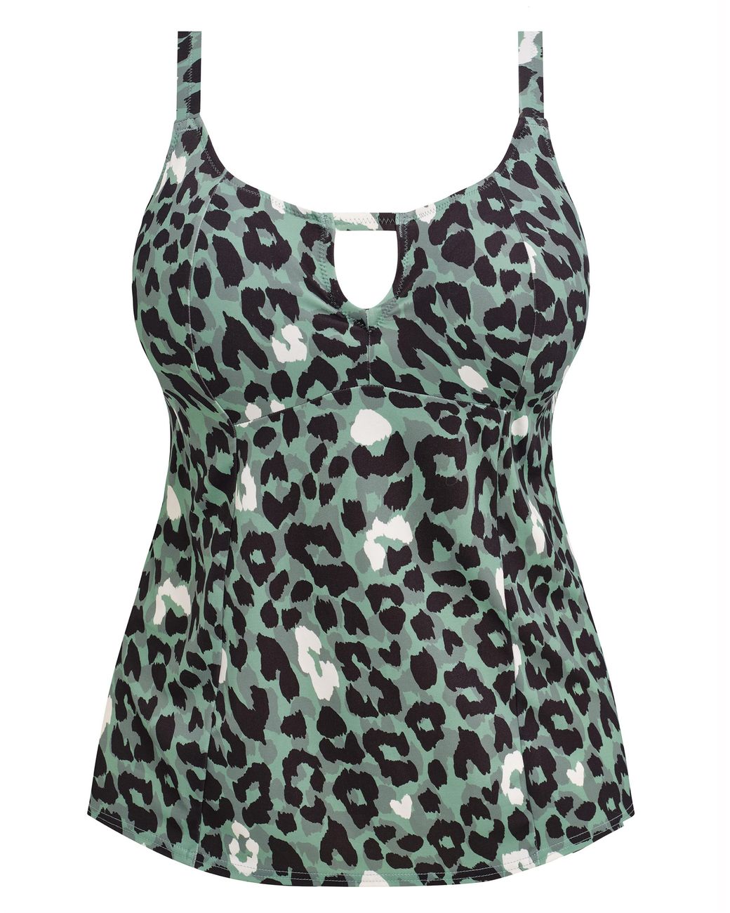 Elomi Green Jungle Bay Non Wired Tankini Top
