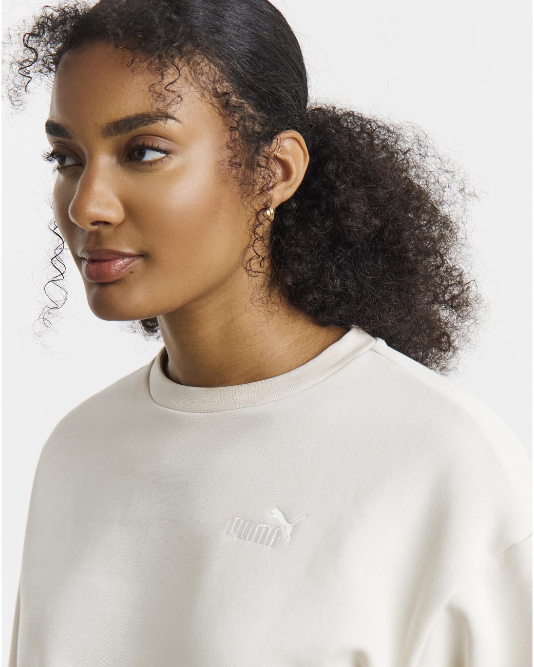 PUMA White Sweat Tracksuit