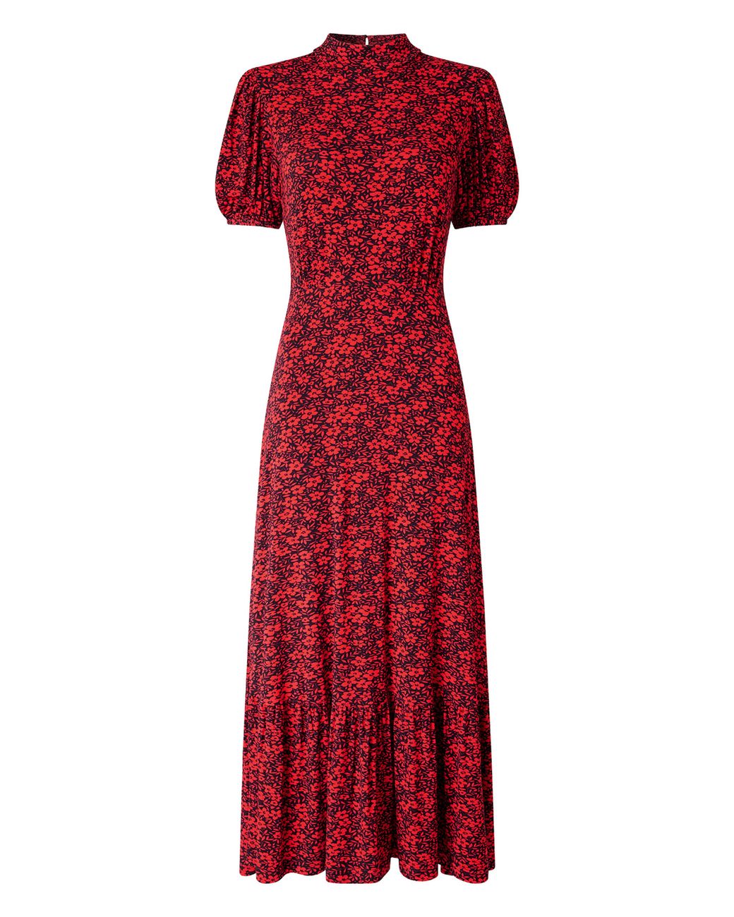 Joe Browns Red High Neck Jersey Maxi Dress