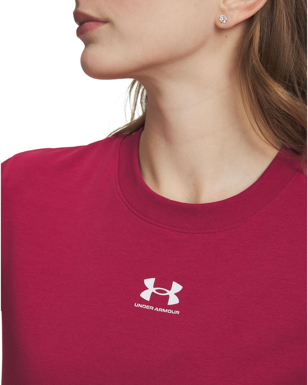Under Armour Red Rival Core Short Sleeve Crew Neck