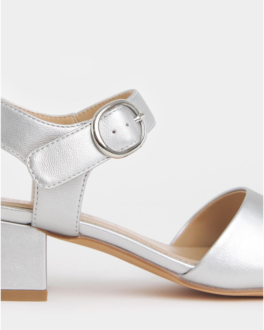 JD Williams Green Two Part Block Heel Extra Wide