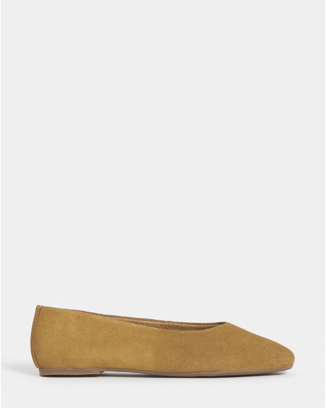 JD Williams Blue Classic Suede Ballerinas Ex Wide