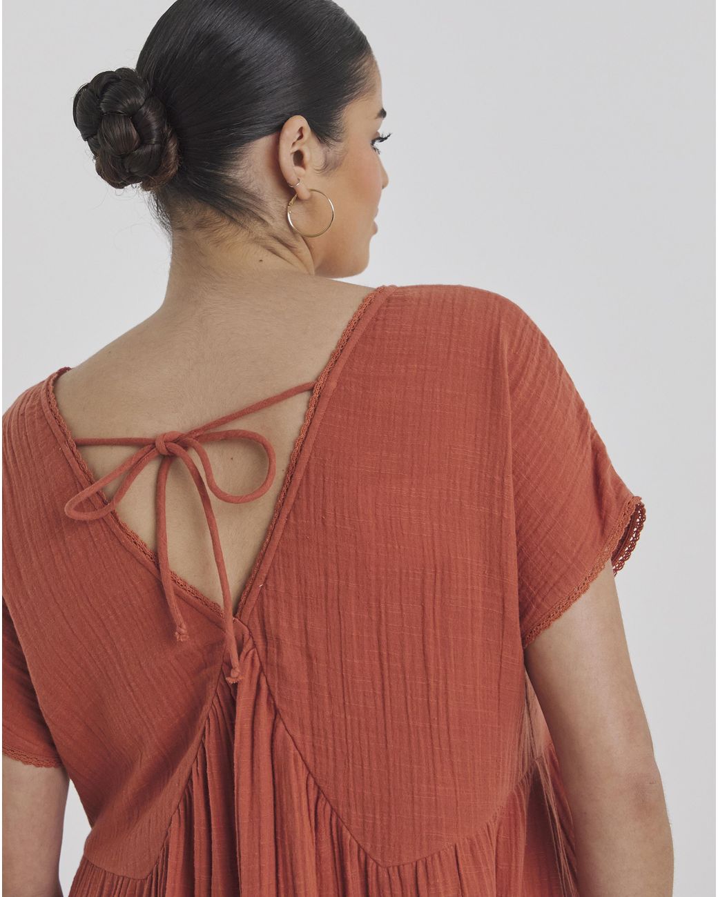 Beach To Beach Red Mini Beach Dress