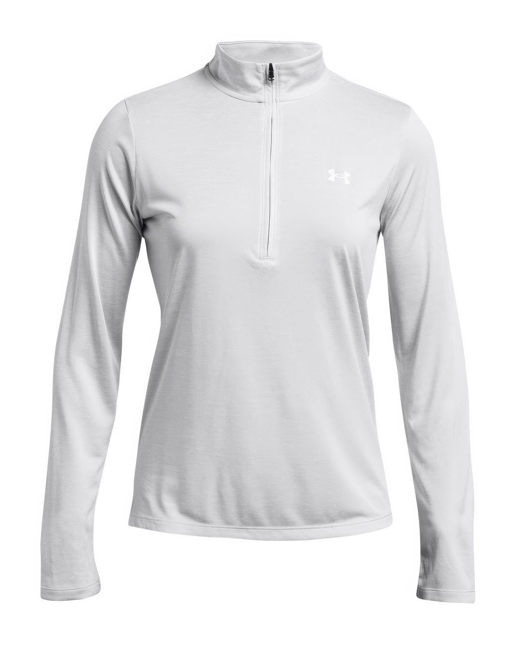 Under Armour White Tec 1/2 Zip Twist Top