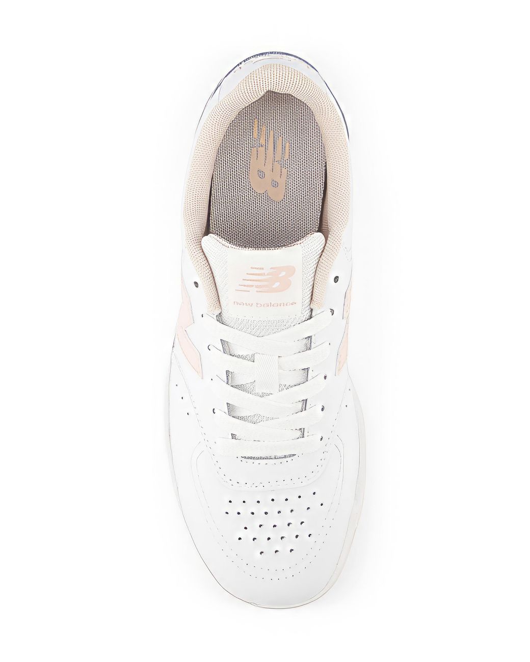 New Balance White Bb80 Trainers