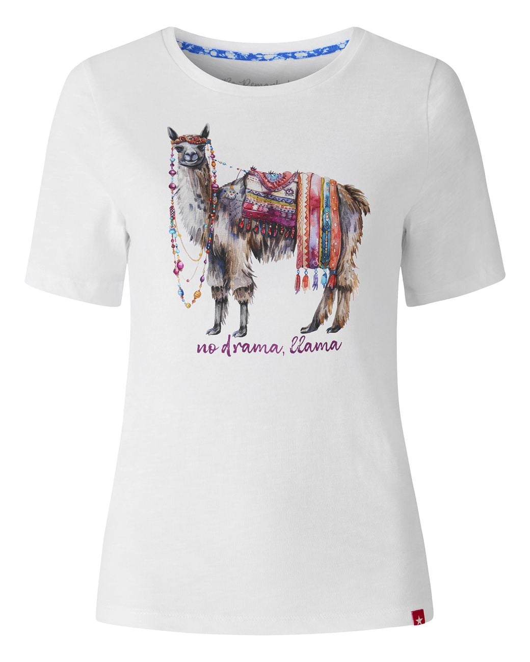 Joe Browns White Jb No Drama Llama Graphic Tee