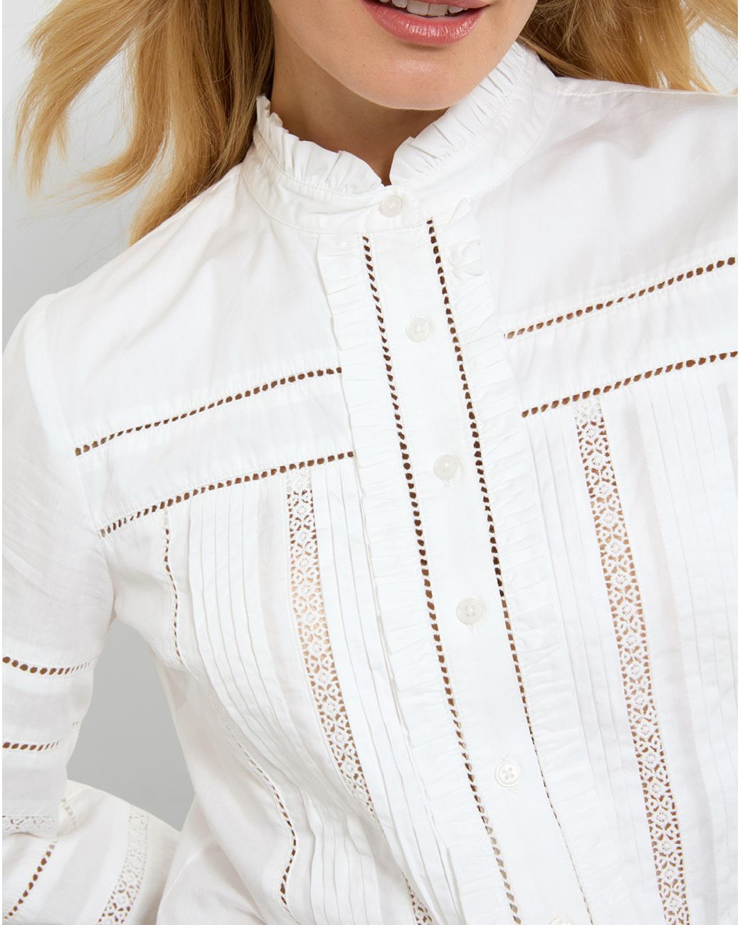 Joe Browns White Collared Blouse