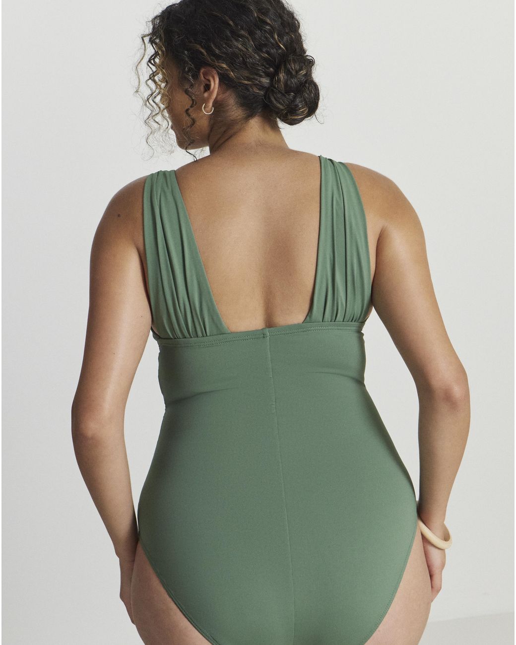 MAGISCULPT Green Full Contour Shaping Swimsuit