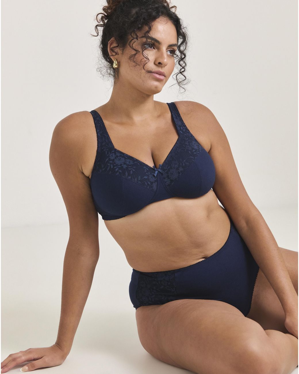 Pretty Secrets 2 Pack New Sarah Full Cup Non Wired Bras