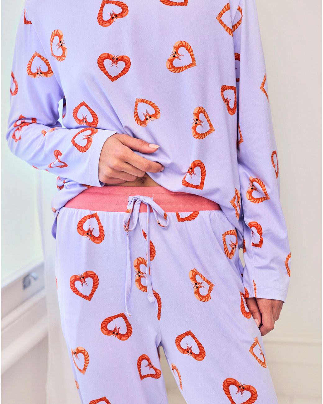 Chelsea Peers Purple Classic Long Sleeve Set