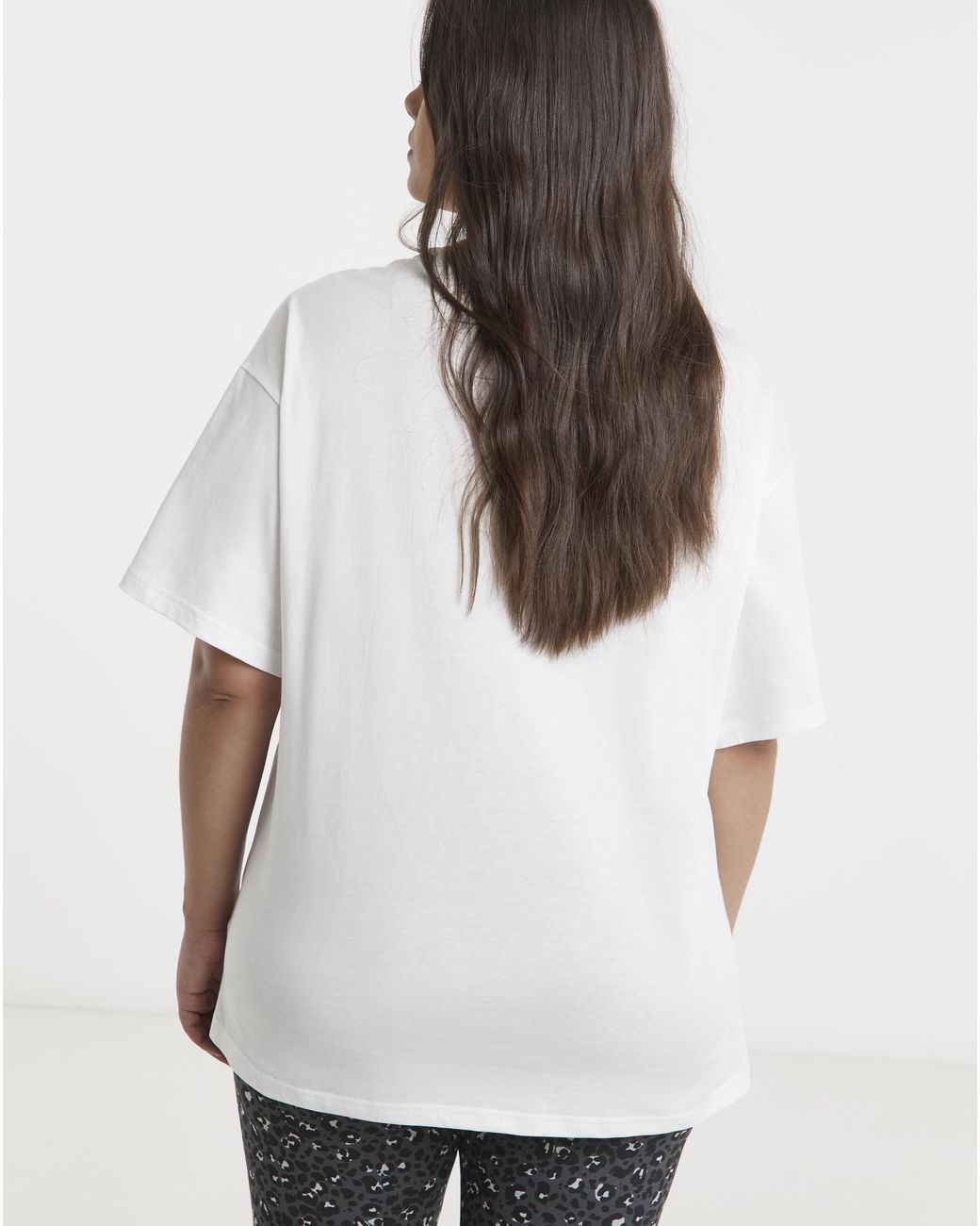 PUMA White Essential Relaxed T-Shirt